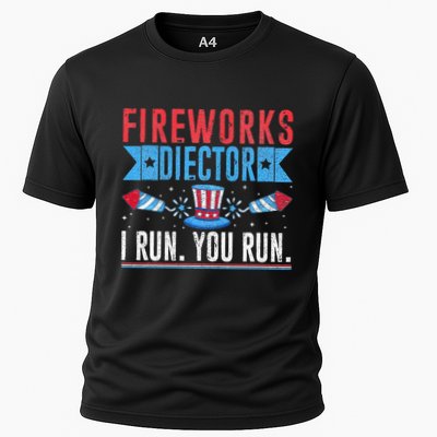 Firework Director Technician I Run You Run 4th Of July Performance Shirt