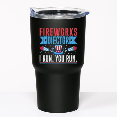 Firework Director Technician I Run You Run 4th Of July Tumbler