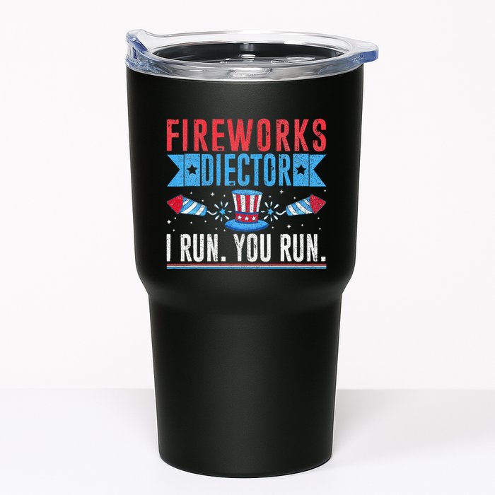 Firework Director Technician I Run You Run 4th Of July Tumbler