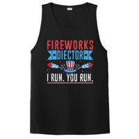 Firework Director Technician I Run You Run 4th Of July PosiCharge Competitor Tank