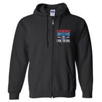 Firework Director Technician I Run You Run 4th Of July Full Zip Hoodie