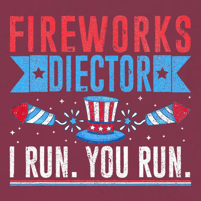 Firework Director Technician I Run You Run 4th Of July 16oz Travel Tumbler