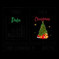 First Data Then Christmas I Am Earning A Break Sped Teachers 16 in Basic Backpack