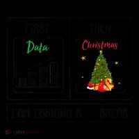 First Data Then Christmas I Am Earning A Break Sped Teachers Premium T-Shirt