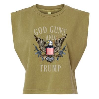 Free Donald Trump Republican Support Garment-Dyed Women's Muscle Tee