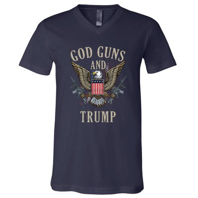 Free Donald Trump Republican Support V-Neck T-Shirt