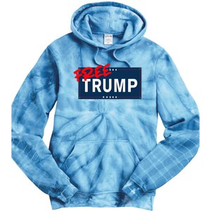 Free Donald Trump Republican Support Tie Dye Hoodie