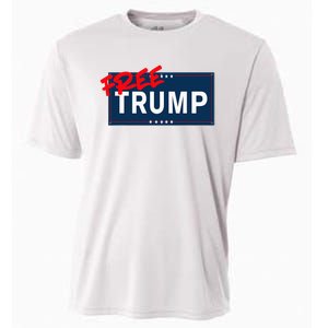 Free Donald Trump Republican Support Cooling Performance Crew T-Shirt