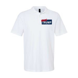 Free Donald Trump Republican Support Softstyle Adult Sport Polo