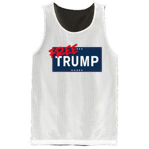 Free Donald Trump Republican Support Mesh Reversible Basketball Jersey Tank