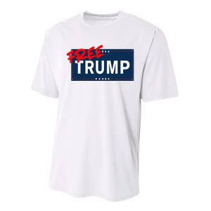 Free Donald Trump Republican Support Performance Sprint T-Shirt