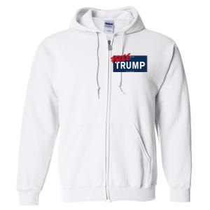 Free Donald Trump Republican Support Full Zip Hoodie