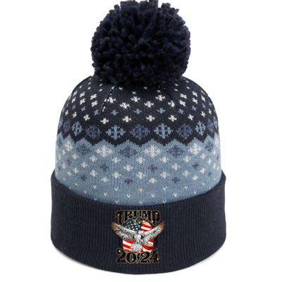 Free Donald Trump Republican Support The Baniff Cuffed Pom Beanie