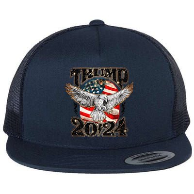 Free Donald Trump Republican Support Flat Bill Trucker Hat