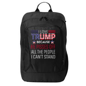 Free Donald Trump Republican Support City Backpack