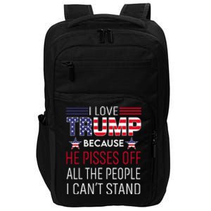 Free Donald Trump Republican Support Impact Tech Backpack