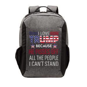 Free Donald Trump Republican Support Vector Backpack