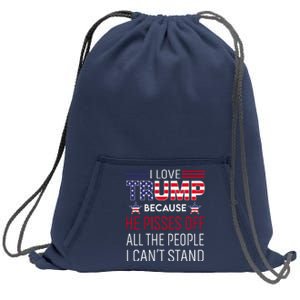 Free Donald Trump Republican Support Sweatshirt Cinch Pack Bag