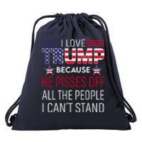 Free Donald Trump Republican Support Drawstring Bag