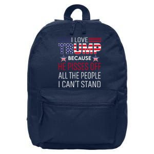 Free Donald Trump Republican Support 16 in Basic Backpack