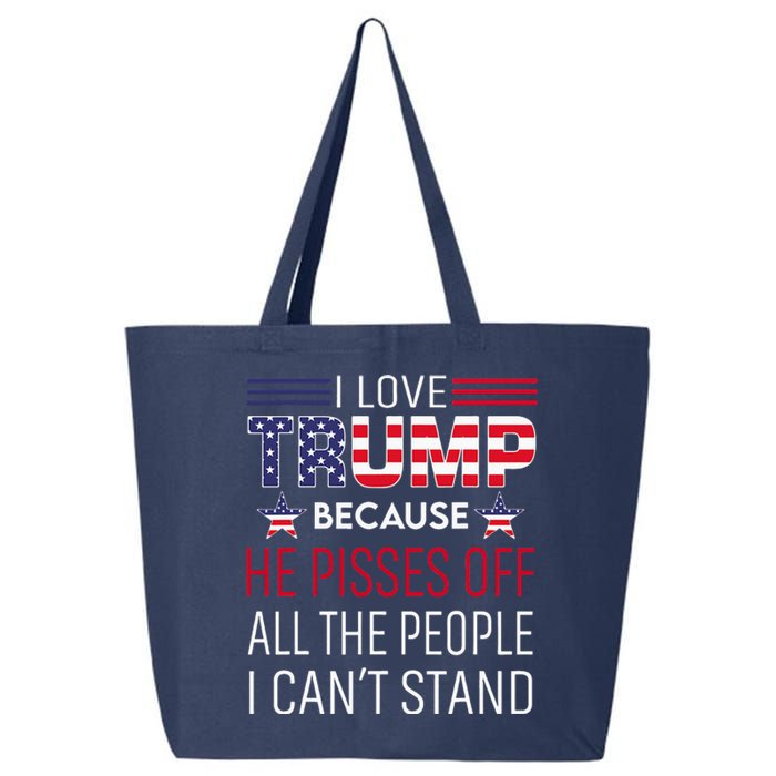 Free Donald Trump Republican Support 25L Jumbo Tote