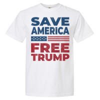 Free Donald Trump 2024 Free Trump Save America President Garment-Dyed Heavyweight T-Shirt