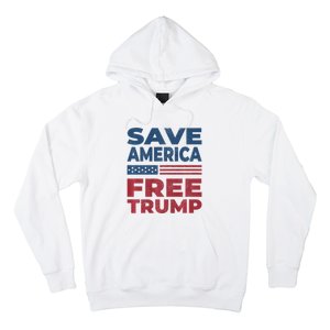 Free Donald Trump 2024 Free Trump Save America President Hoodie