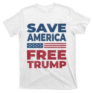 Free Donald Trump 2024 Free Trump Save America President T-Shirt