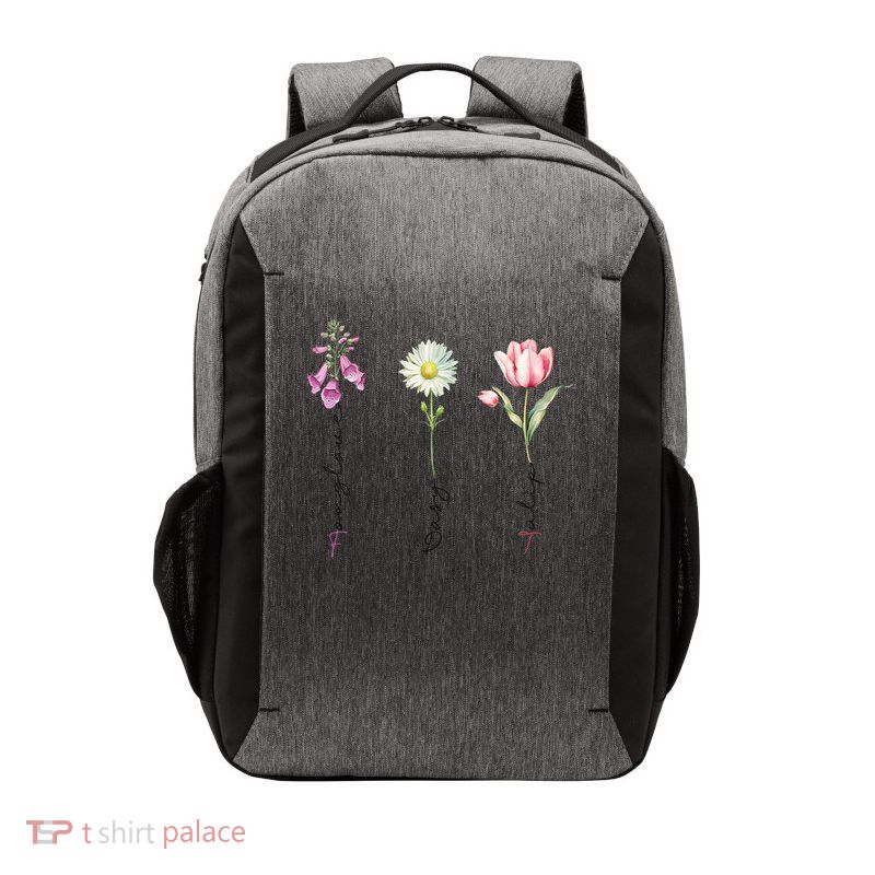 Foxglove Daisy Tulip Floral Funny Political Vector Backpack