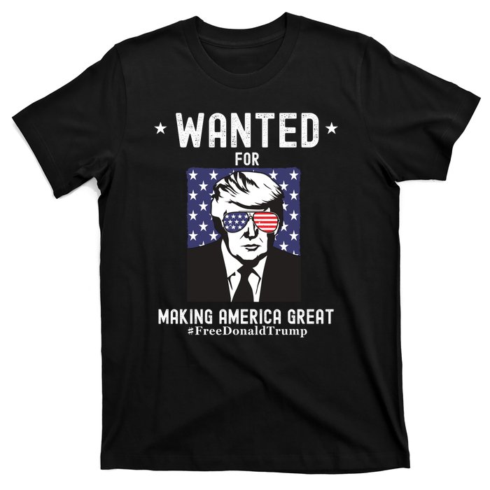 Free Donald Trump MAGA Conservative Republican T-Shirt