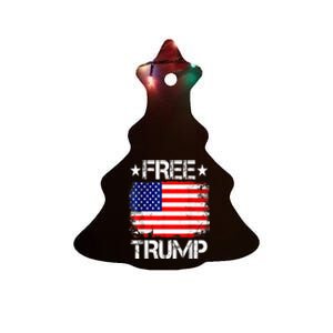 Free Donald Trump Supporters Pro Trump Republican Conservative Ceramic Tree Ornament