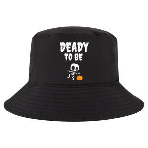 Funny Deady To Be Dad Halloween Pregnancy Announcement Cool Comfort Performance Bucket Hat