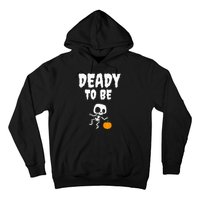 Funny Deady To Be Dad Halloween Pregnancy Announcement Hoodie