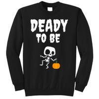 Funny Deady To Be Dad Halloween Pregnancy Announcement Sweatshirt