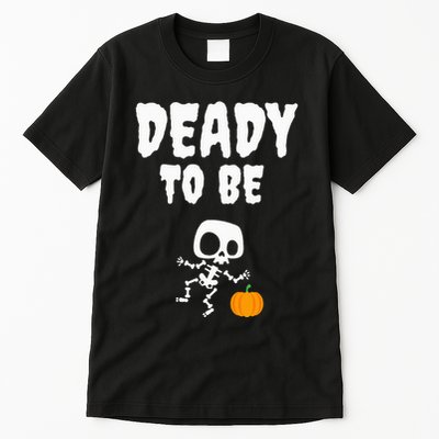 Funny Deady To Be Dad Halloween Pregnancy Announcement Tall T-Shirt