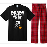 Funny Deady To Be Dad Halloween Pregnancy Announcement Pajama Set