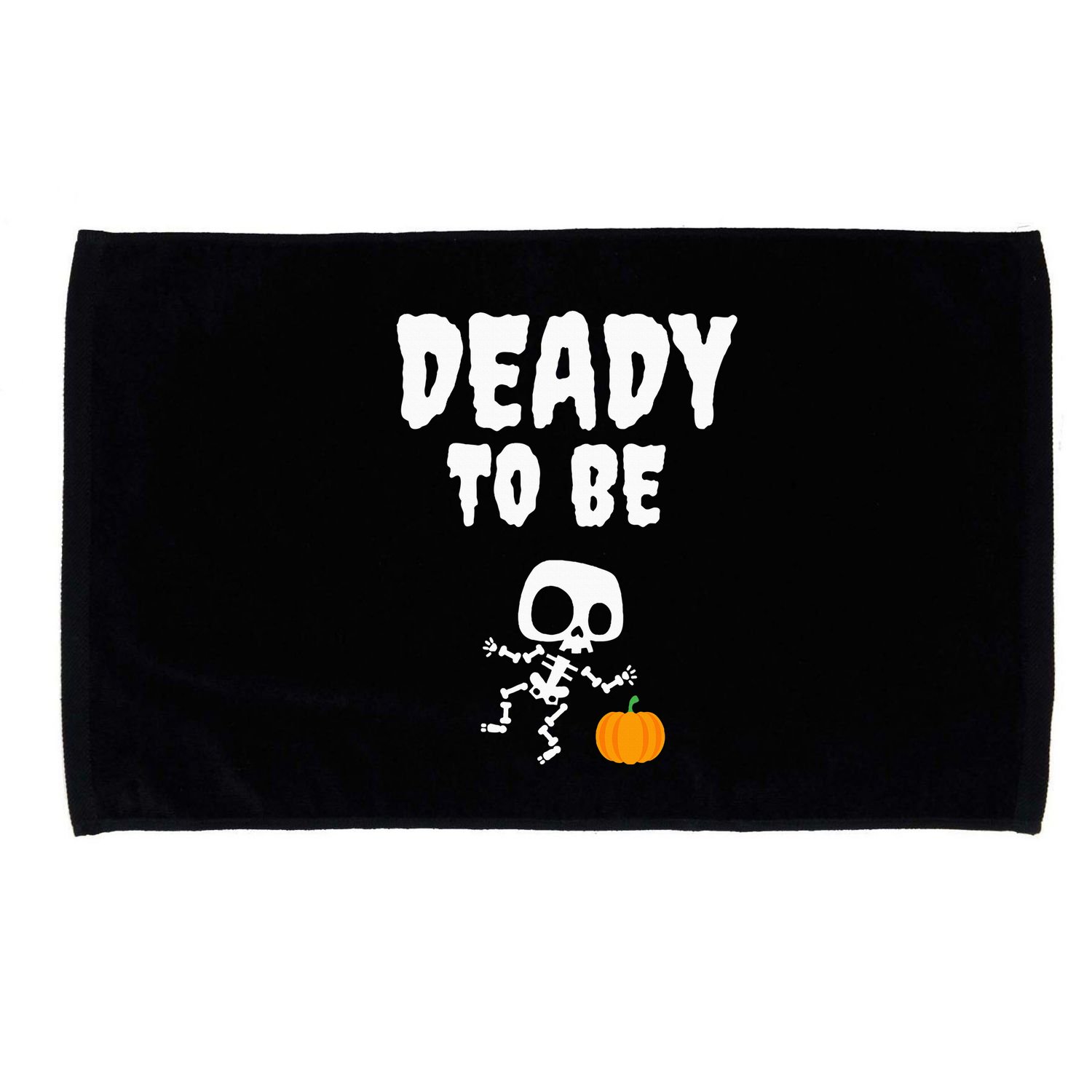 Funny Deady To Be Dad Halloween Pregnancy Announcement Microfiber Hand Towel