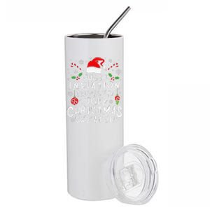 Funny Due To Inflation This Is My Ugly Sweater For Christmas Stainless Steel Tumbler