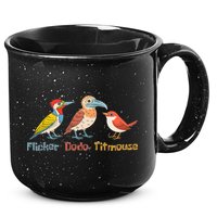 Flicker Dodo Titmouse Bird Lover Nature Lover 15oz Campfire Ceramic Mug