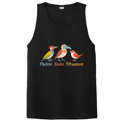 Flicker Dodo Titmouse Bird Lover Nature Lover PosiCharge Competitor Tank
