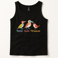 Flicker Dodo Titmouse Bird Lover Nature Lover Tank Top