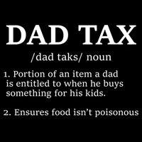 Funny Dad Tax Definition Apparel Cooling Performance Crew T-Shirt