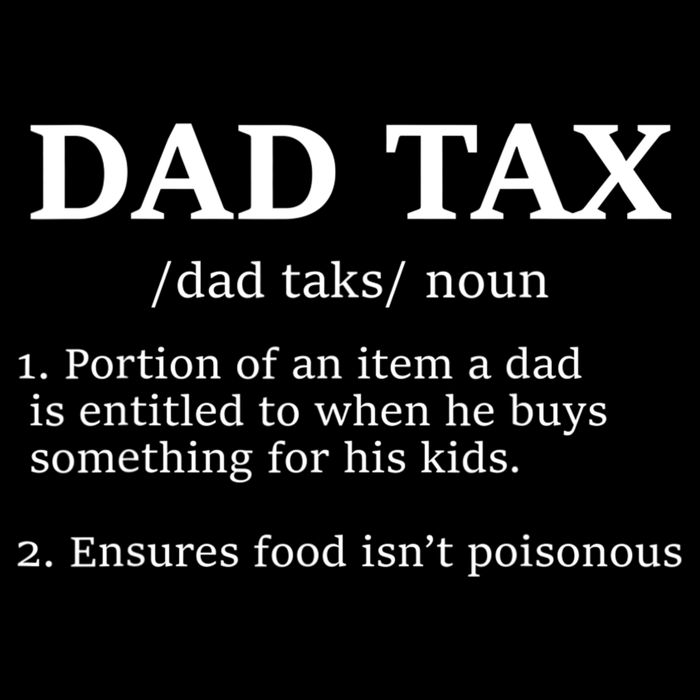 Funny Dad Tax Definition Apparel Cooling Performance Crew T-Shirt