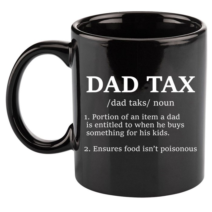 Funny Dad Tax Definition Apparel 11oz C Handle Ceramic Mug