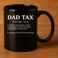 Funny Dad Tax Definition Apparel 11oz C Handle Ceramic Mug