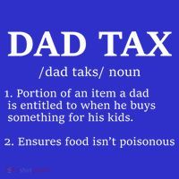 Funny Dad Tax Definition Apparel Short Acrylic Beanie