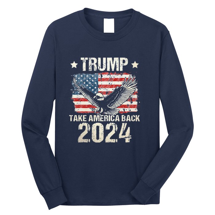 Free Donald Trump Republican Support Long Sleeve Shirt