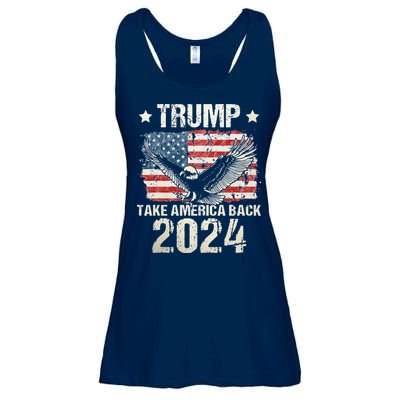 Free Donald Trump Republican Support Ladies Essential Flowy Tank