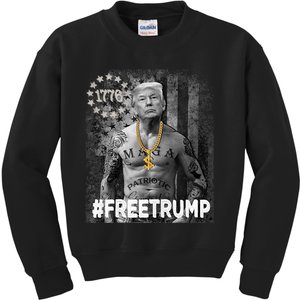 Free Donald Trump 2024, Free Donald Trump Republican Support Kids Sweatshirt