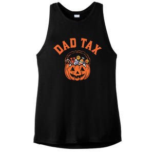 Funny Dad Tax Halloween Halloween Dad Joke Ladies PosiCharge Tri-Blend Wicking Tank